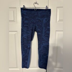 Blue Patterned Under Armour Leggings